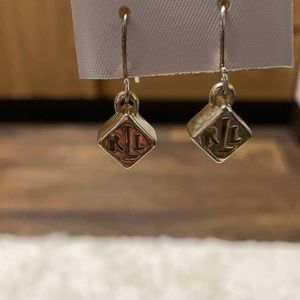 Ralph Lauren logo earings